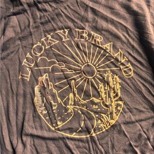 Lucky Brand Blue Graphic Tee